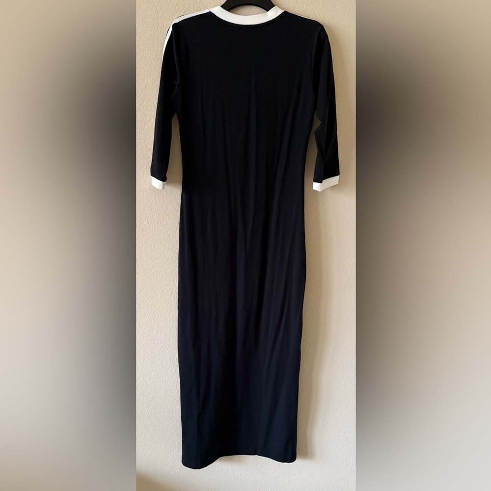 adidas Black Dress with White Stripes - Picture 4 of 4